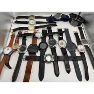 Unbranded Mens Watches Lot Of 17 For Parts Or Repair